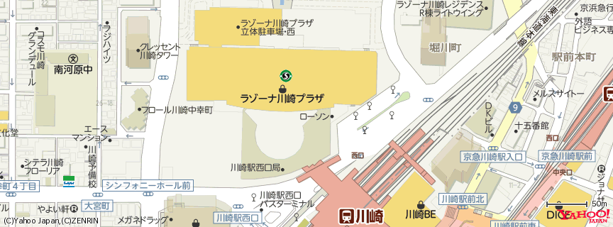 109シネマズ川崎 地図 109シネマズ川崎 地図