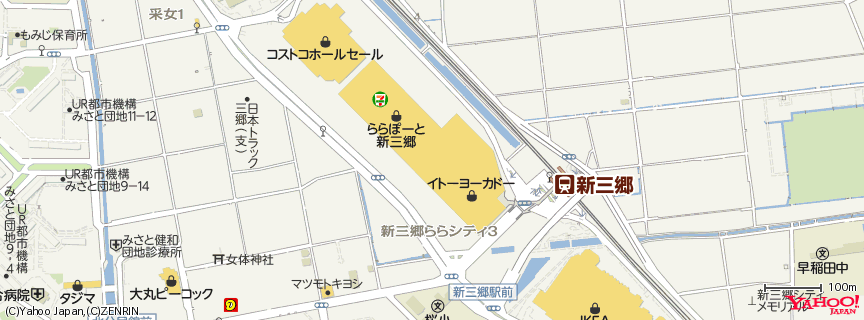 ららぽーと新三郷店 地図 ららぽーと新三郷店 地図