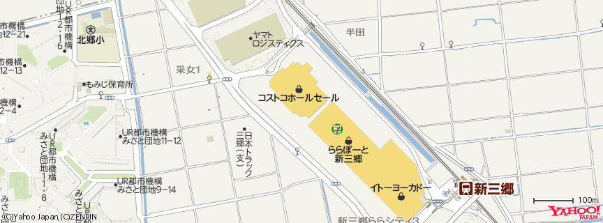 コストコホールセール新三郷 地図 コストコホールセール新三郷 地図