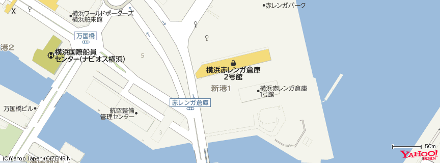 横浜赤レンガ倉庫(Yokohama Red Brick Warehouse) 地図 横浜赤レンガ倉庫(Yokohama Red Brick Warehouse) 地図