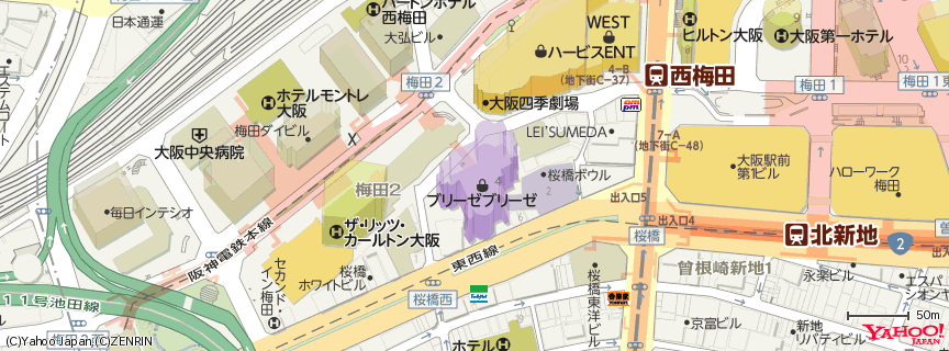 ブリーゼブリーゼ 地図 ブリーゼブリーゼ 地図
