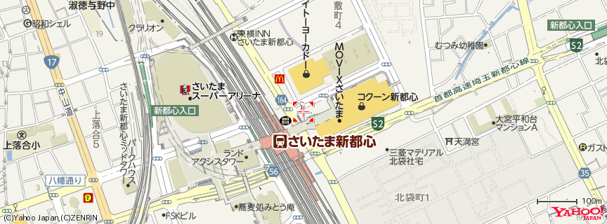 コクーン新都心 地図 コクーン新都心 地図