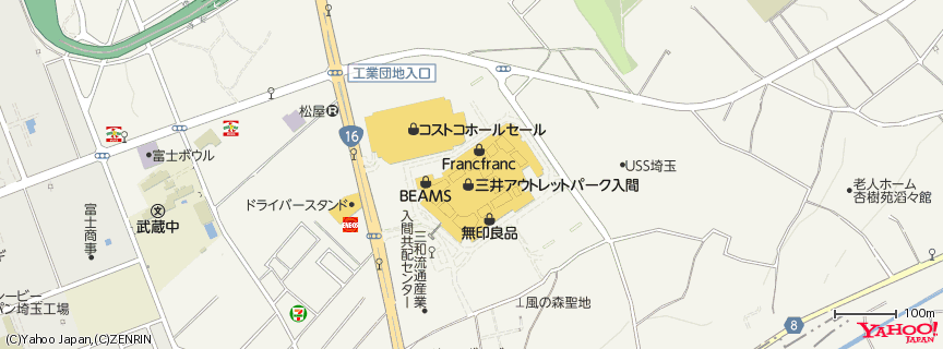 三井アウトレットパーク 入間 地図 三井アウトレットパーク 入間 地図