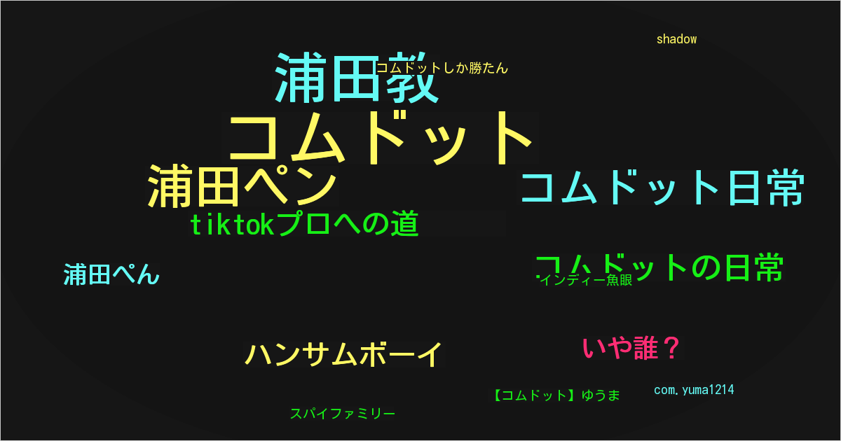 【コムドット】ゆうま