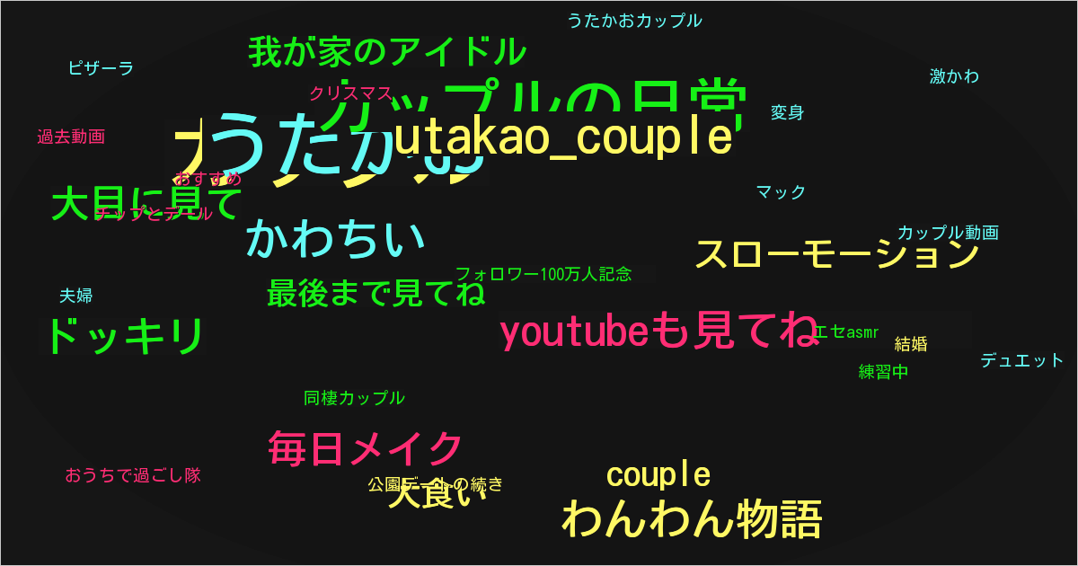うたかおカップル